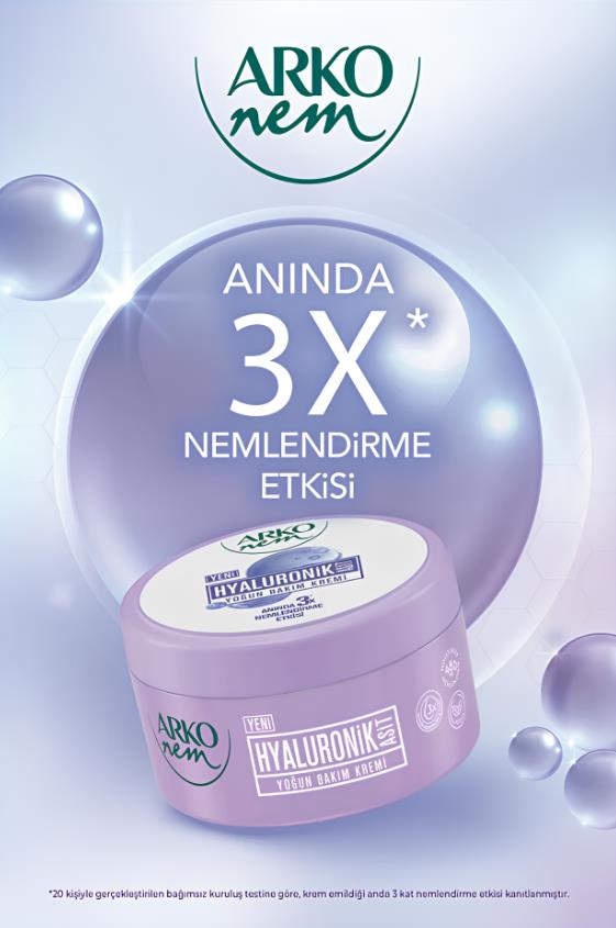 Arko Nem Yoğun Bakım Kremi Hyaluronik Asit 150 ml