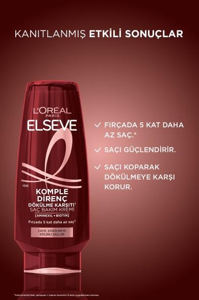 L'Oréal Paris Elseve Komple Direnç Dökülme Karşıtı Bakım Kremi 250ml