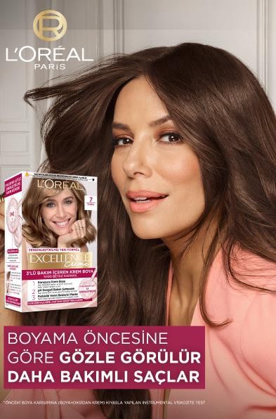 L'Oréal Paris Excellence Creme Saç Boyası 4.54 Koyu Kızıl Kahve