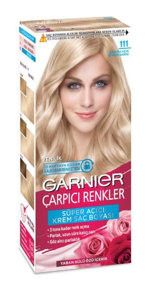 Garnier Çarpıcı Renkler Saç Boyası - 11.1 Ekstra Açık Gümüş Sarısı