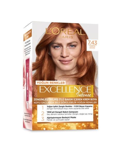 L’Oréal Paris Excellence Intense Saç Boyası - 7.43 Tarçın Bakırı