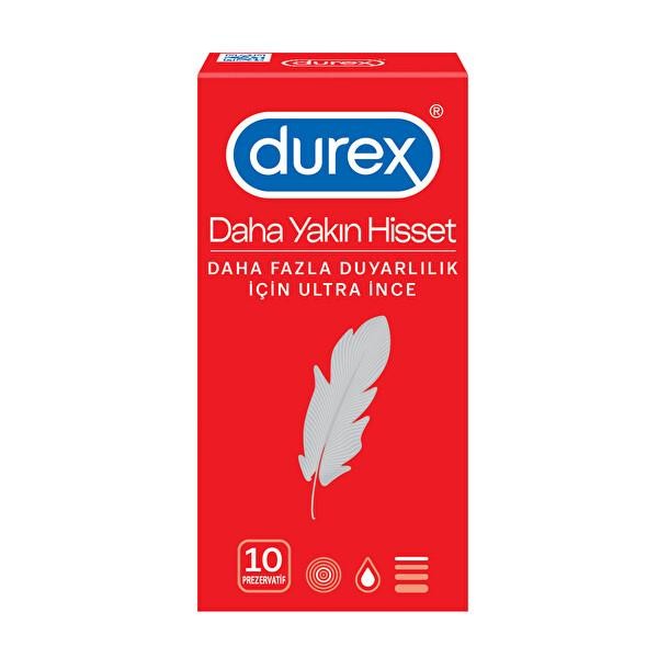 Durex Daha Yakın Hisset 10'lu Prezervatif