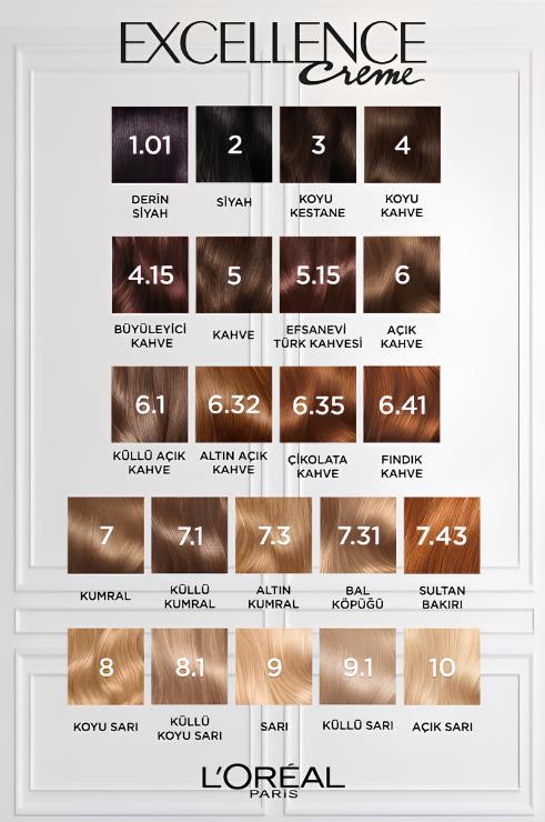 L’Oréal Paris Excellence Creme Saç Boyası 6.54 Açık Kızıl Kahve