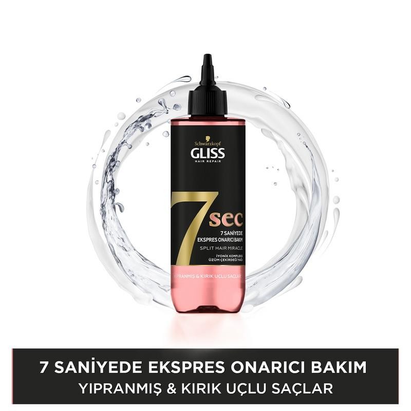 Gliss 7 Saniye Express Onarıcı Bakım Yıpranmış Saçlar İçin Saç Bakım Yağı 200 ml
