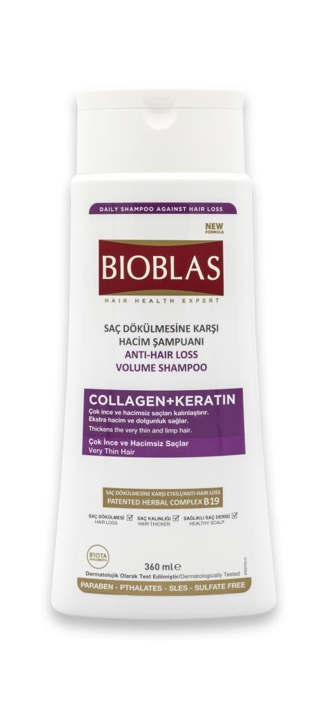 Bioblas Collagen + Keratin Hacim Şampuanı 360 ml