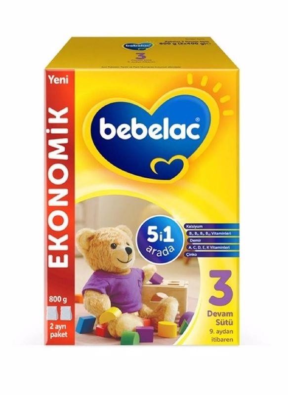 Bebelac 3 Dokuzuncu Aydan İtibaren Bebek Devam Sütü 800 gr