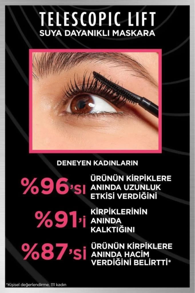 Loreal Paris Telescopic Lift Suya Dayanıklı Maskara 