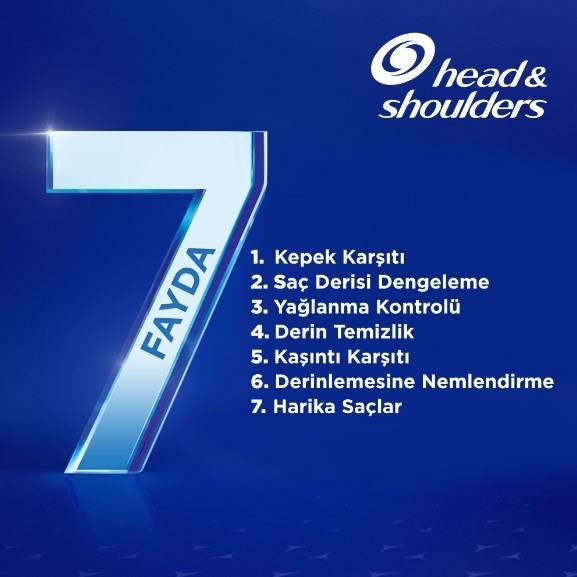 Head&Shoulders 7 Fayda 1 Arada Ultra Serinletici Naneli Şampuan 360 ml