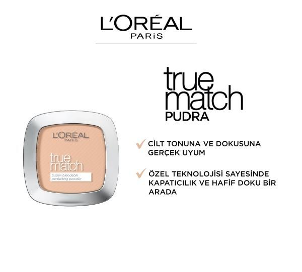 L’Oréal Paris True Match Pudra - 6.5.D/6.5.W Golden Toffee