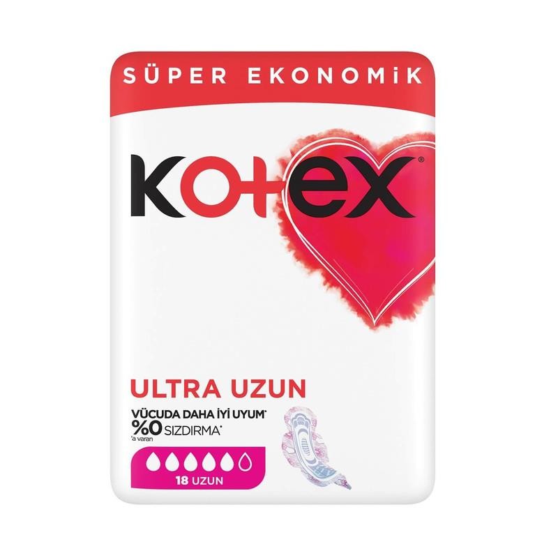 Kotex Ultra Hijyenik Ped Uzun 18'li Süper Ekonomik
