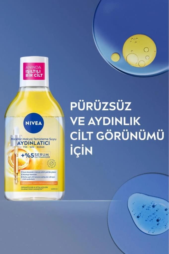 Nivea Aydınlatıcı Micellar Makyaj Temizleme Suyu 400 ml 