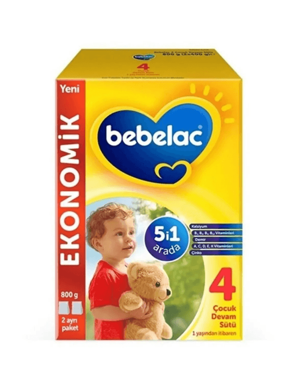 Bebelac 4 Bir Yaşından İtibaren Çocuk Devam Sütü 800 gr