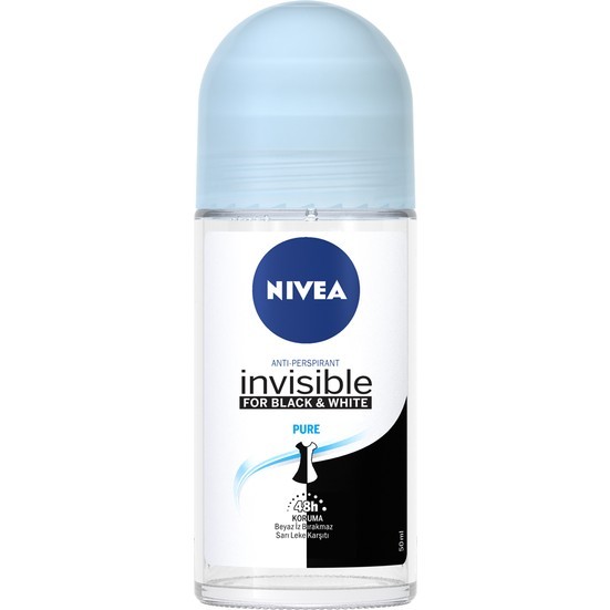 Nivea Invisible Black&White Pure Kadın Deodorant Roll-On 50 ml