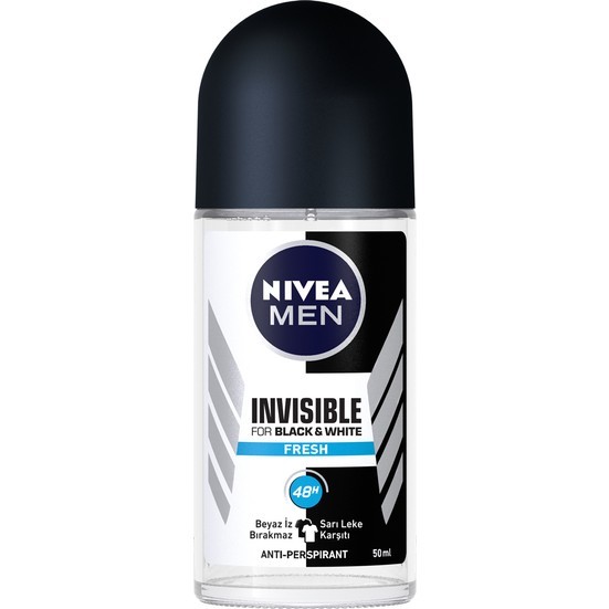 Nivea Roll-On Invisible Black&White Fresh 50 ml