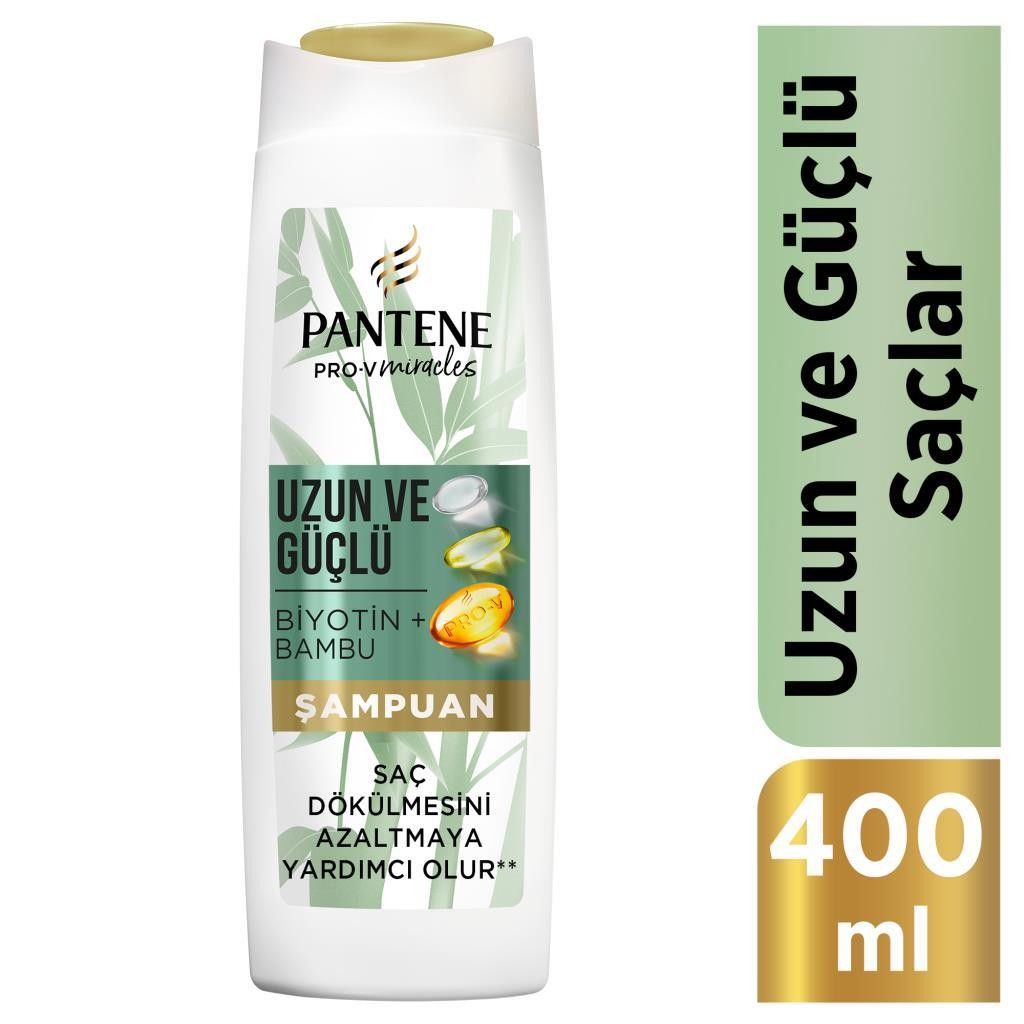 Pantene Pro-V Miracles Biyotin & Bambu Şampuan 400 ml