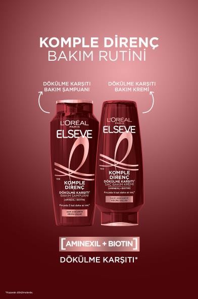 L'Oréal Paris Elseve Komple Direnç Dökülme Karşıtı Şampuan 300 ml