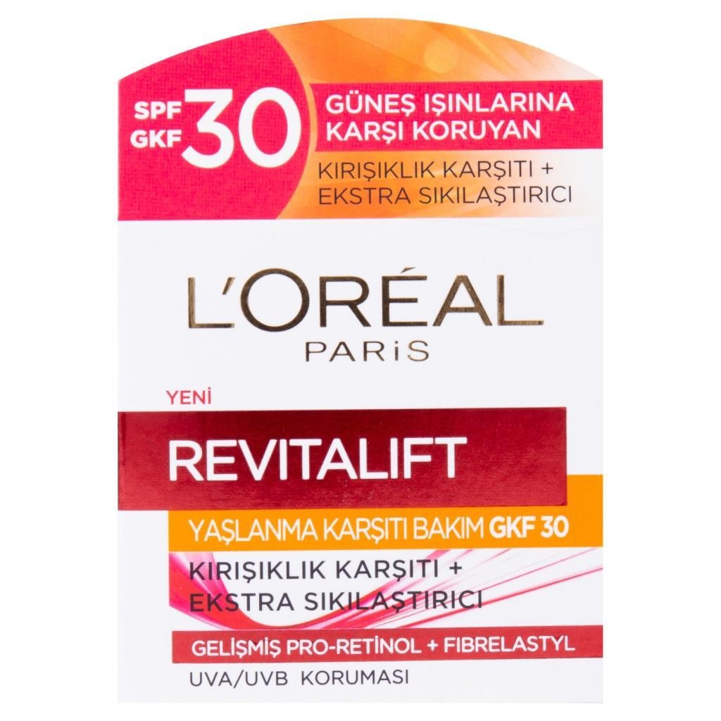 L’Oréal Paris Revitalift Yaşlanma Karşıtı Bakım GKF30 Gündüz Kremi 50 ml