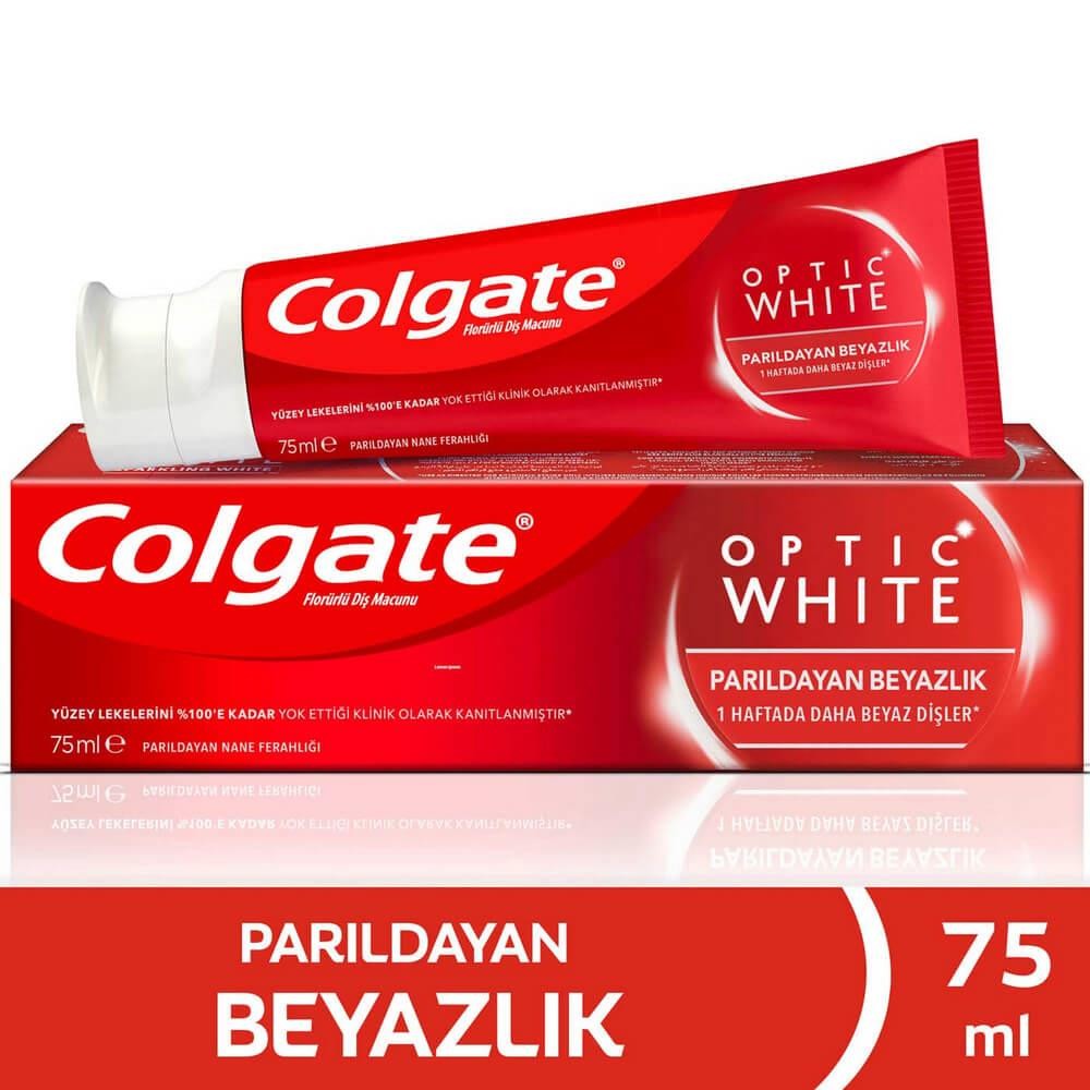 Colgate Optic White Parıldayan Beyazlık Diş Macunu 75 ml