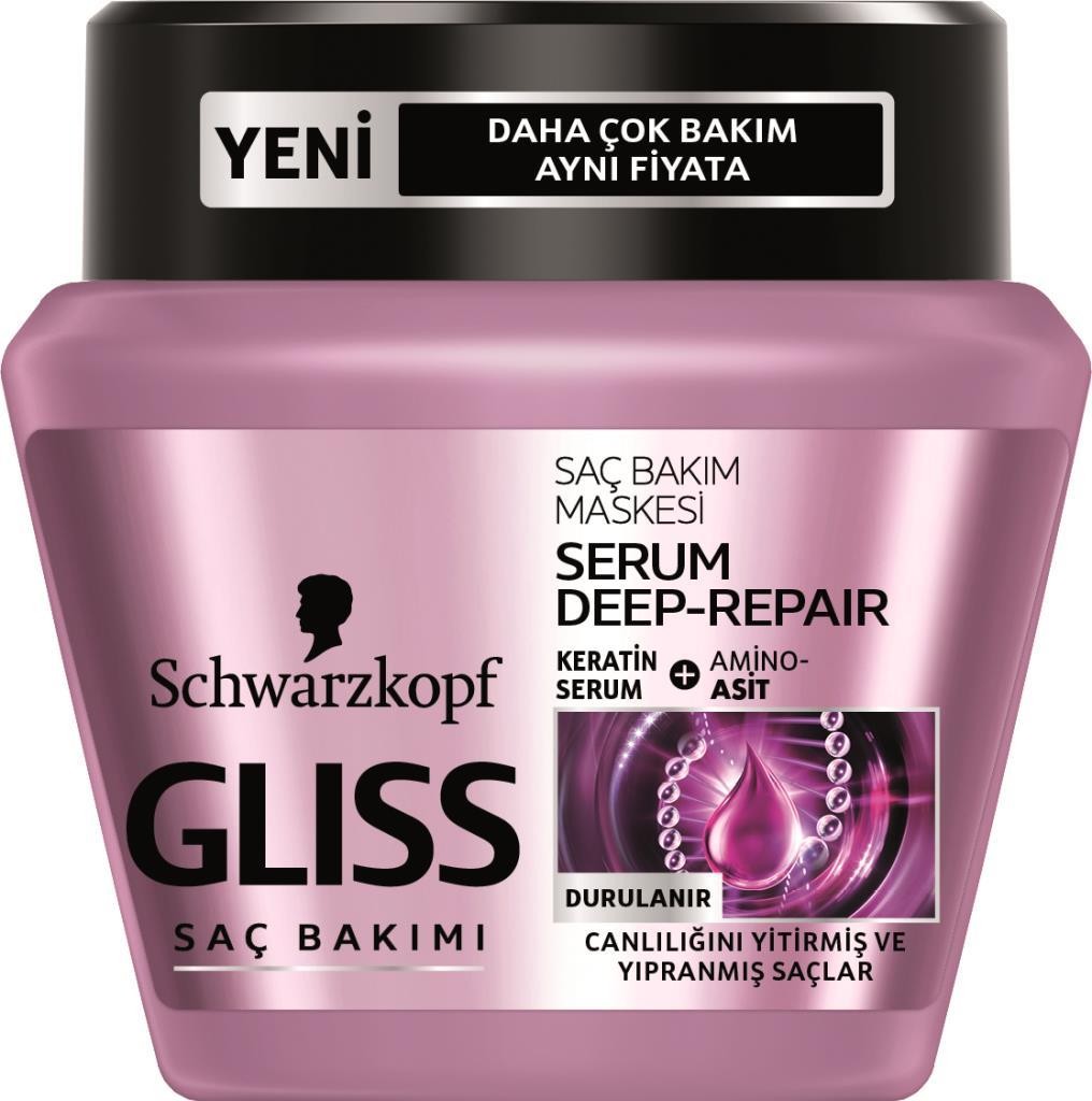 Gliss Serum Deep-Repair Saç Bakım Maskesi 300 ml