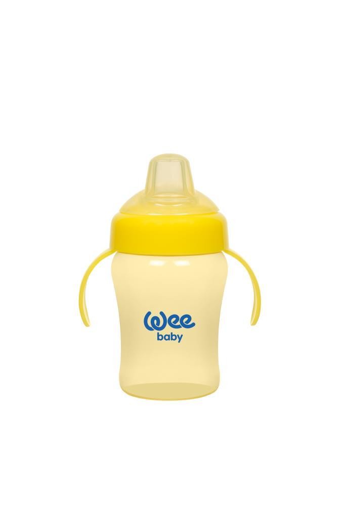 Wee Baby 775 Colorful Akıtmaz Kulplu Bardak 240 ml