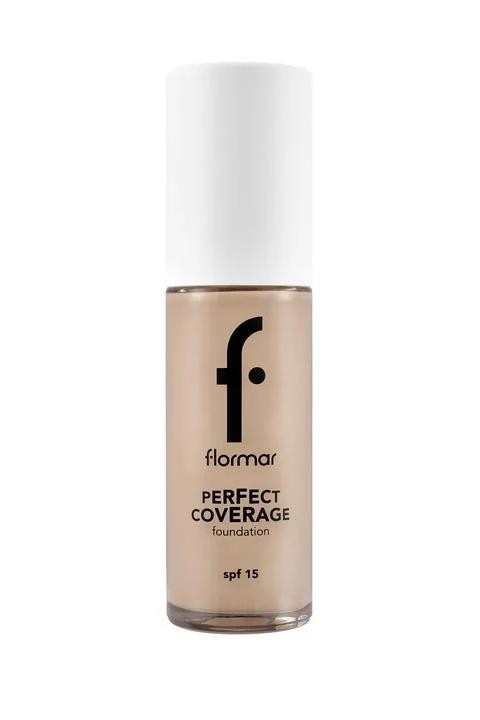 Flormar Perfect Coverage Yüksek Pigmentli & Yarı Parlak Bitişli Fondöten 30 ml - 101 Pastelle