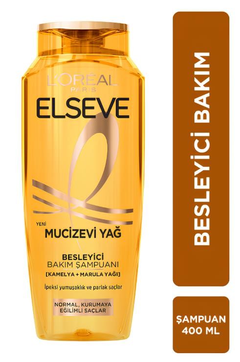 L'Oréal Paris Elseve Mucizevi Yağ Besleyici Bakım Şampuanı 400 ml