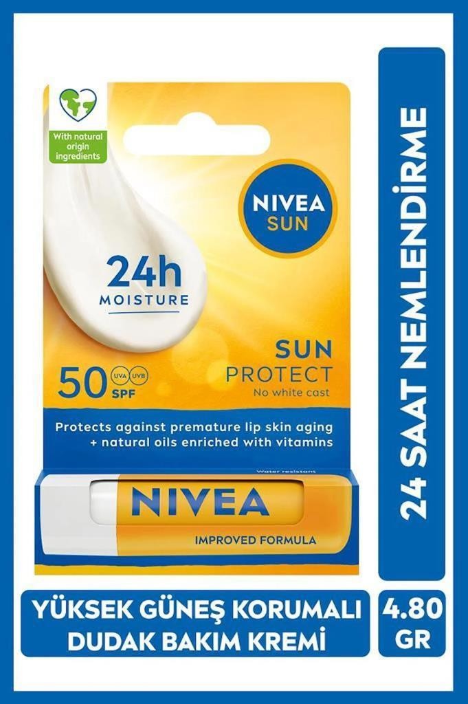 Nivea Sun Yüksek Güneş Korumalı Dudak Bakım Kremi 4,8 g