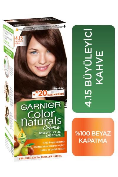 Garnier Color Naturals Creme Saç Boyası - 4.15 Büyüleyici Kahve