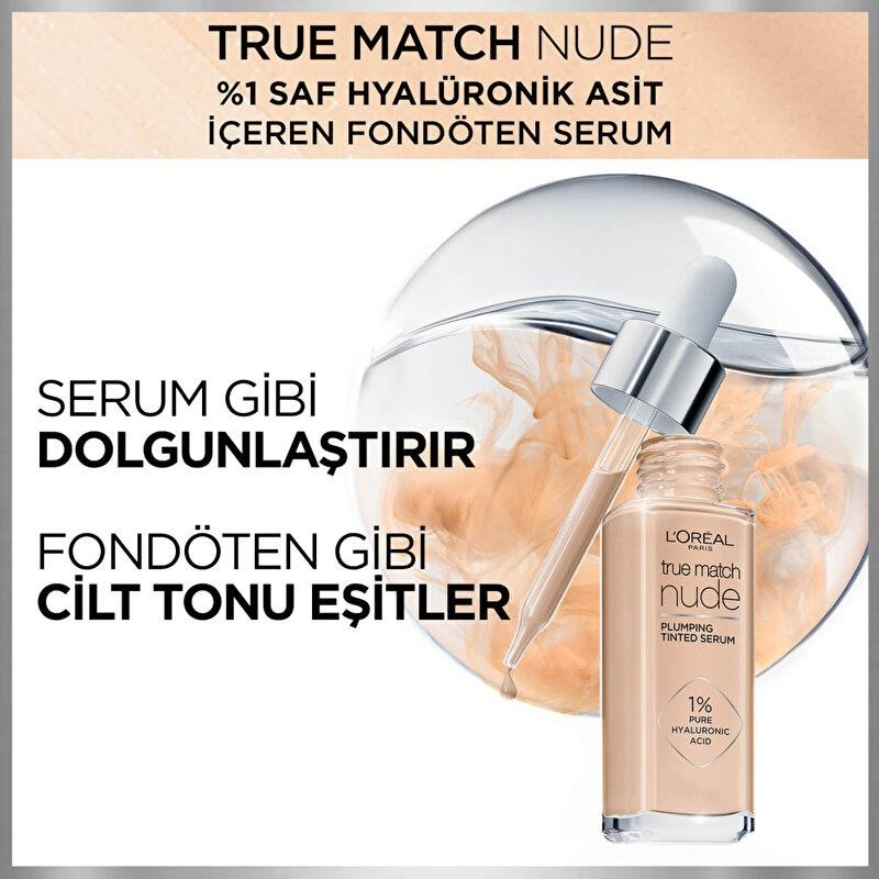 L’Oréal Paris True Match Nude Serum Fondöten 0.5-2 Very Light