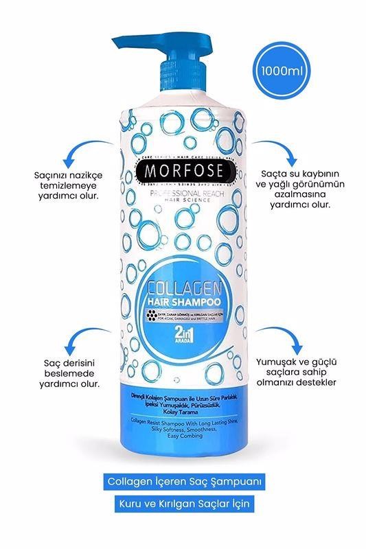 Morfose Collagen 2'si 1 Arada Şampuan 1000 ml