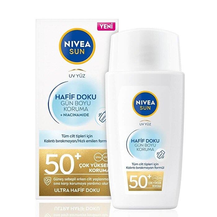 Nivea Sun Hafif Dokulu Güneş Koruyucu Yüz Kremi Spf50+ 40 ml 