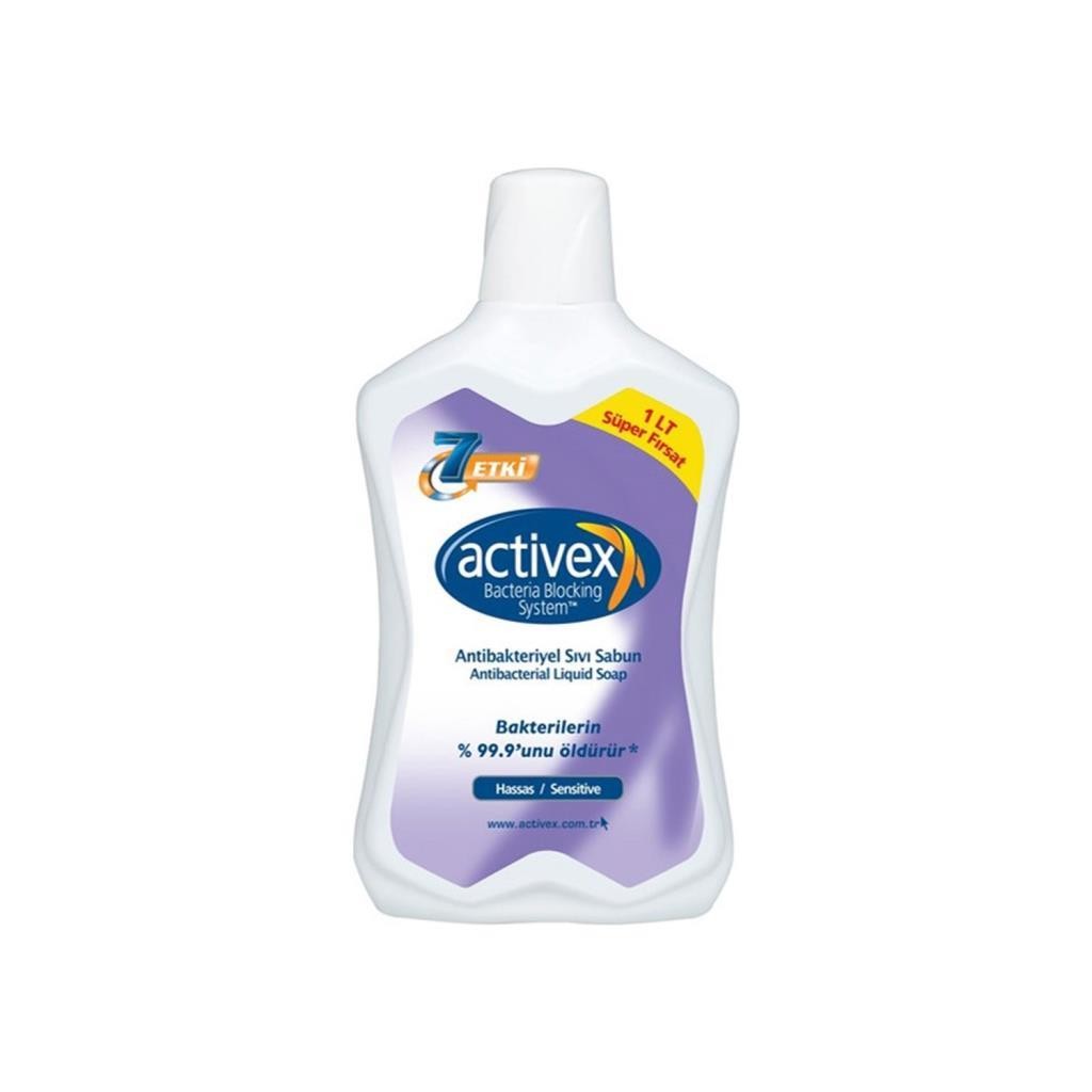 Activex Antibakteriyel Sıvı Sabun Hassas 1000 ml