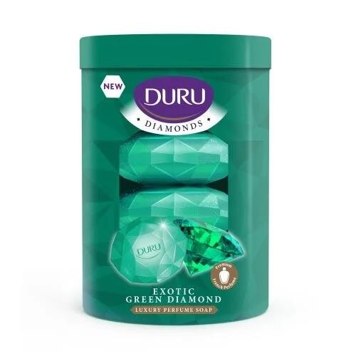 Duru Diamonds Serisi Katı Sabun Yeşil 4*90 gr