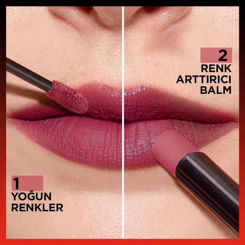 L'Oréal Paris Infaillible 2-Step 24 Lipstick Likit Ruj & Balm - 302 Rose Eternite