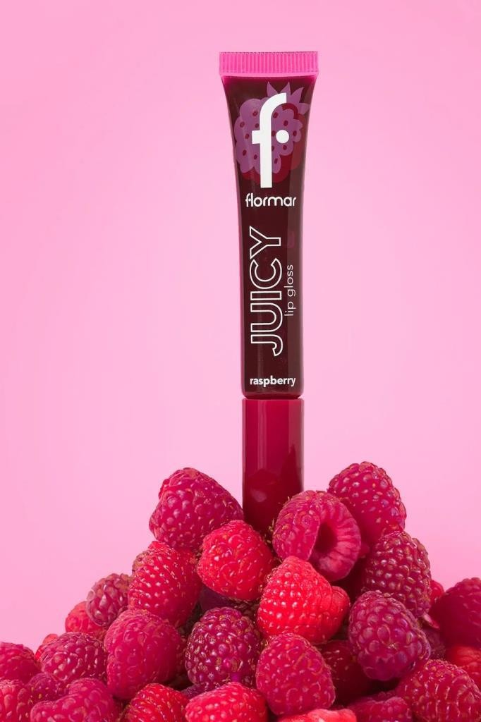 Flormar Juicy Doğal Renk Veren Meyve Aromalı Nemlendirici Dudak Parlatıcısı - 001 Raspberry 