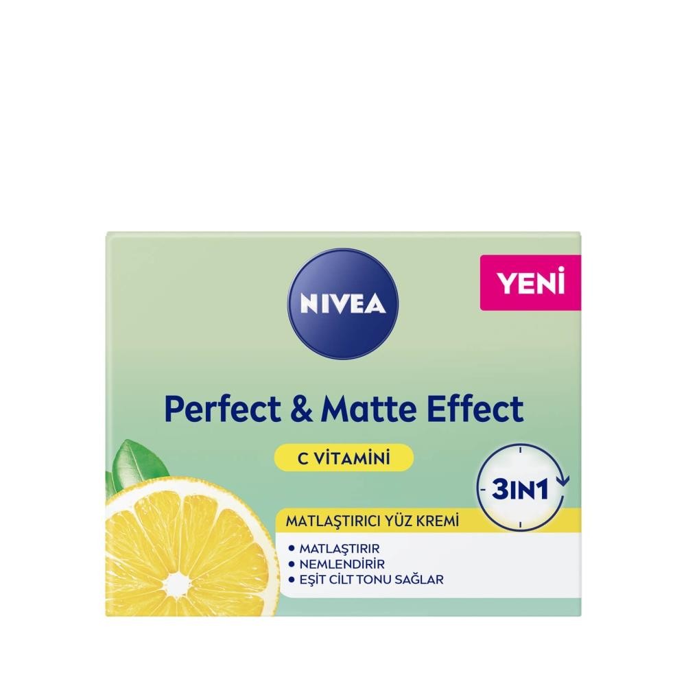 Nivea Perfect & Matte Effect C Vitaminli Matlaştırıcı Yüz Bakım Kremi 50 ml