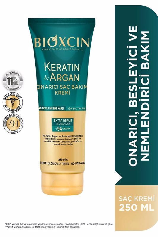 Bioxcin Keratin Argan Onarıcı Saç Bakım Kremi 250 ml