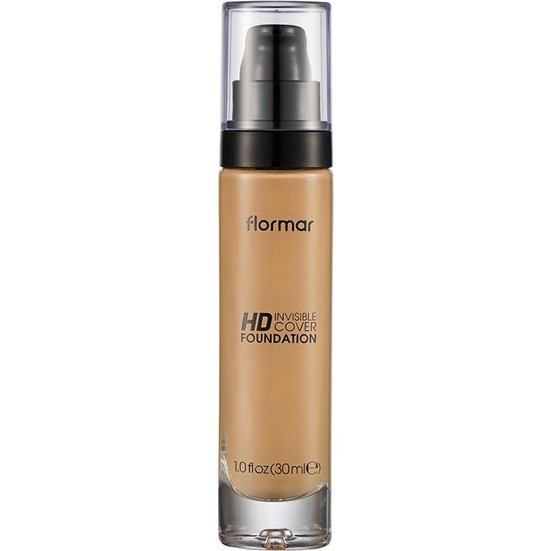 Flormar Invisible Cover HD Foundation Spf30 30ml-100 Medium Beige