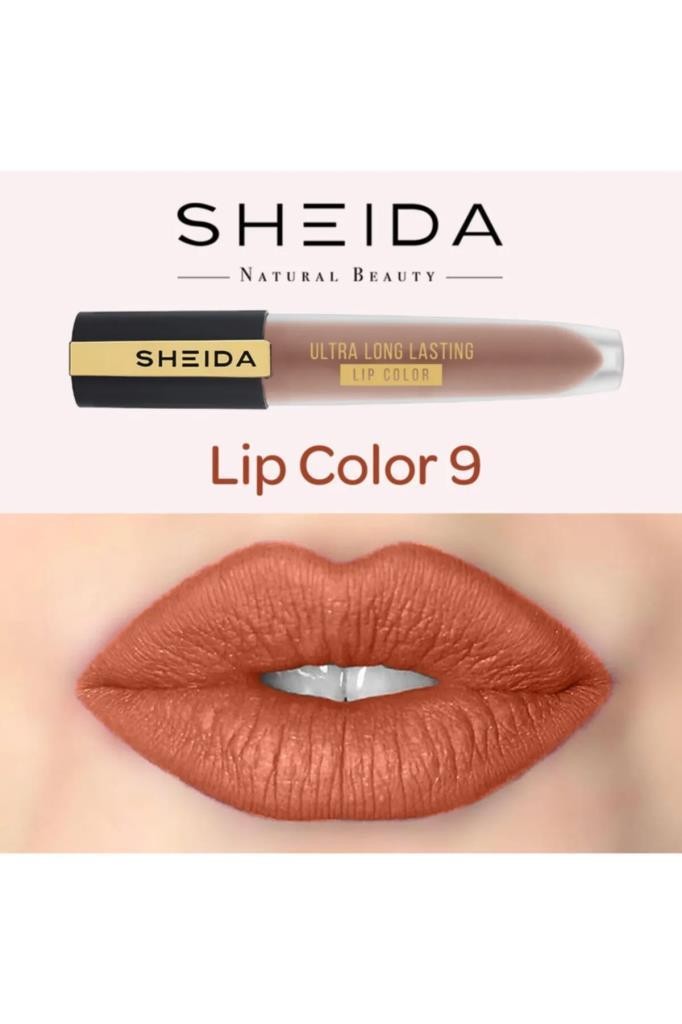 Sheida Ultra Longlasting Lipcolor Likit Ruj No:9