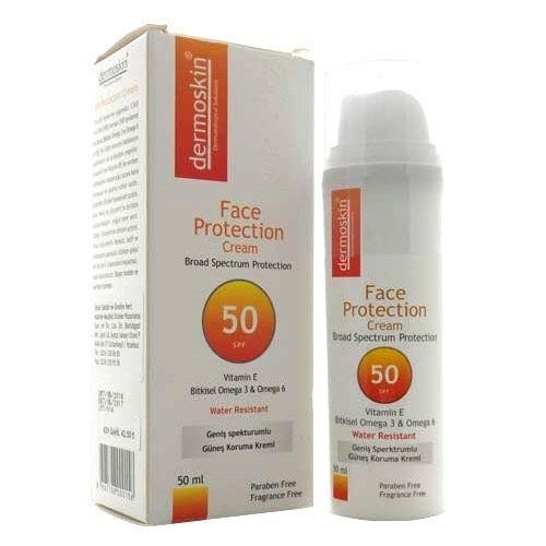 Dermoskin Sun Face Protection Cream Spf50 Güneş Kremi 50 ml