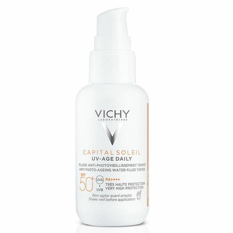Vichy Capital Soleil UV SPF50+ Yaşlanma Karşıtı Renkli Güneş Kremi 40 ml