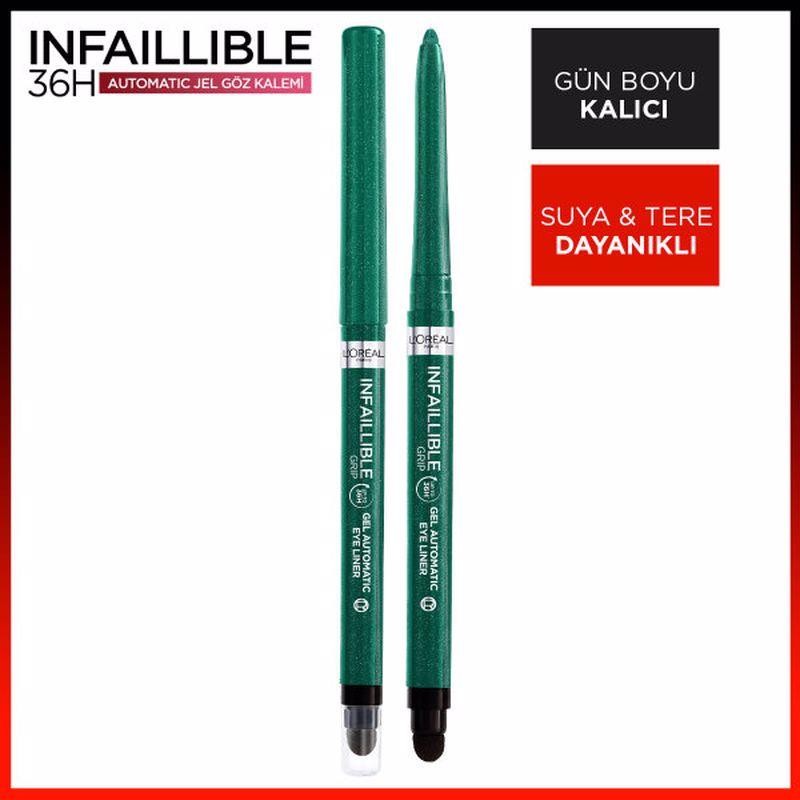 L’Oréal Paris Infaillible Gel Eyeliner Emerald Green 008 Yeşil