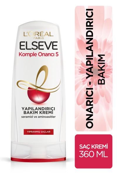 L'Oréal Paris Elseve Komple Onarıcı 5 Yapılandırıcı Bakım Kremi 360 ml