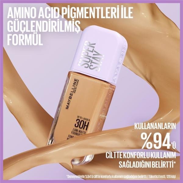  Maybelline New York Super Stay Lumi Matte Fondöten - 96