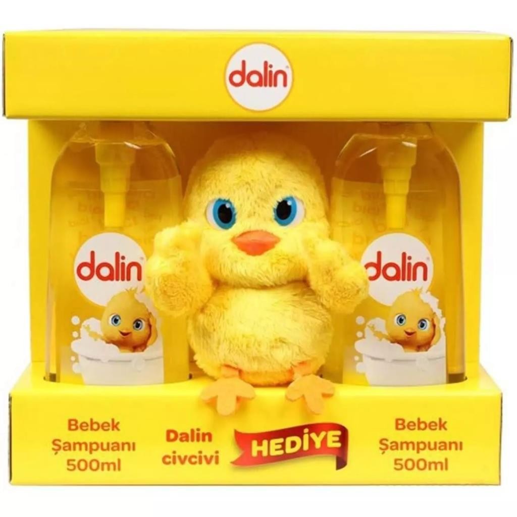 Dalin Bebek Şampuanı 500 ml + 500 ml ( Peluş Civciv Oyuncak Hediyeli ) 