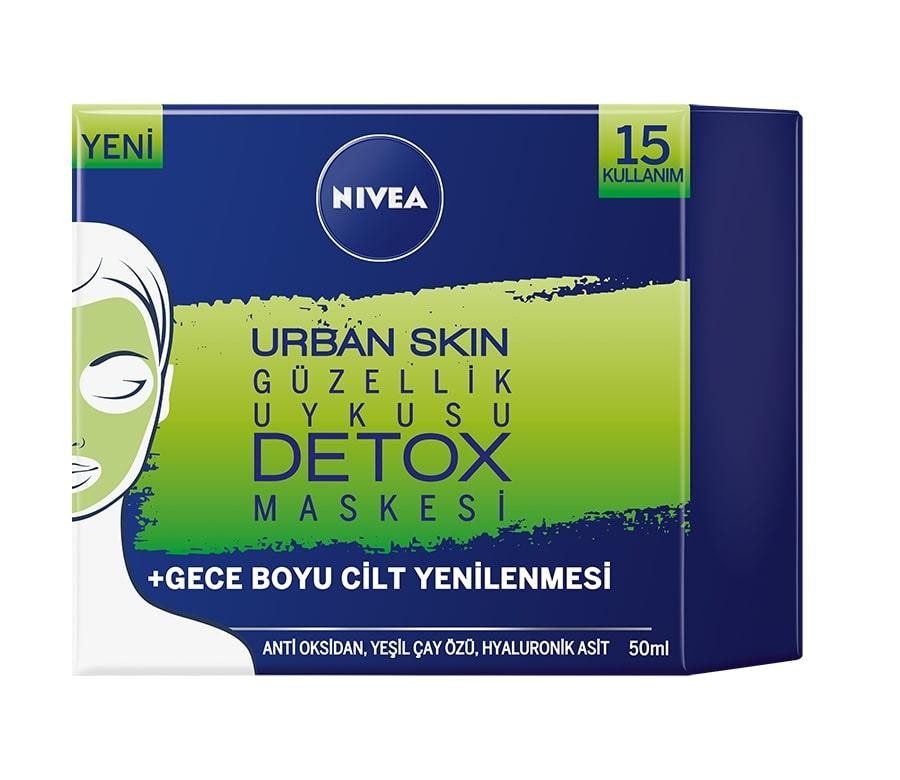 Nivea Urban Skin Detox Güzellik Uykusu Maskesi 50 ml