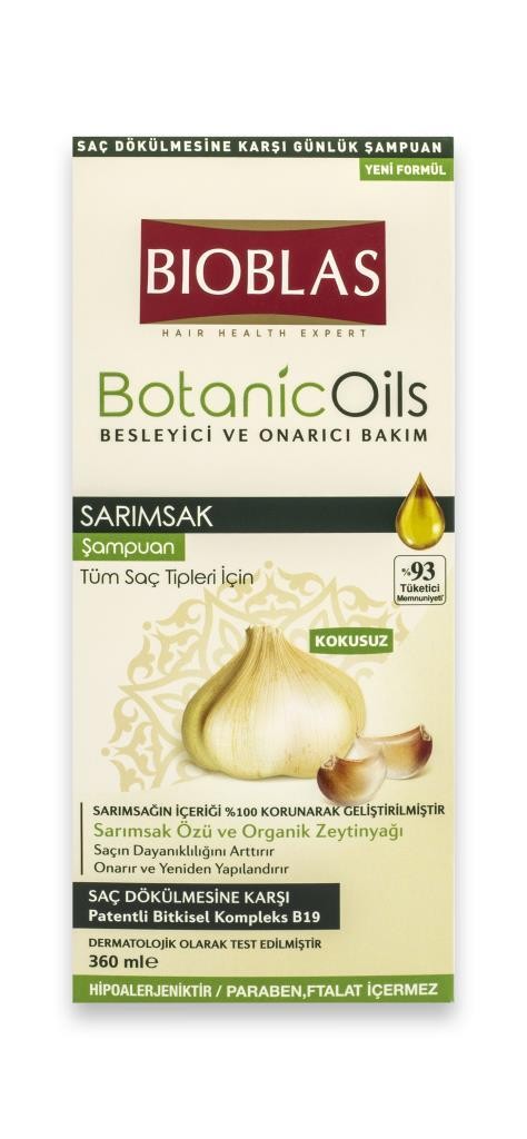 Bioblas Botanic Oils Sarımsak Şampuanı 360 ml