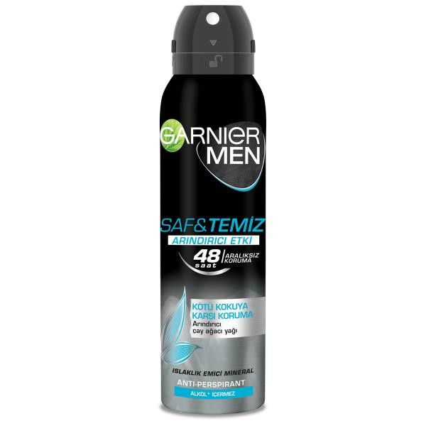 Garnier Men Saf ve Temiz Aerosol Deodorant 150 ml
