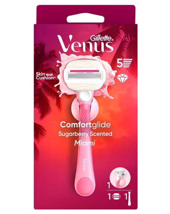 Gillette Venus Comfortglide Tıraş Makinesi + 1 Yedek Başlık 