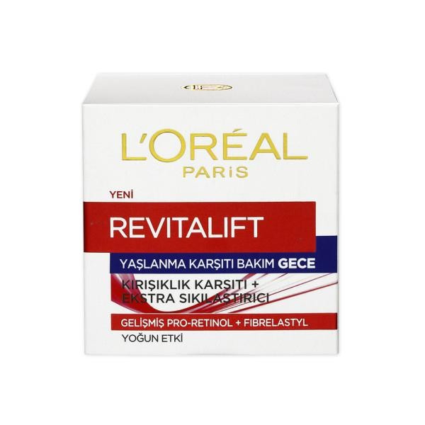 L’Oréal Paris Revitalift Yaşlanma Karşıtı Gece Bakım Kremi 50 ml